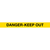 Queue Solutions SafetyPro Triple 250, Orange, 11' Yellow/Black DANGER KEEP OUT Belt SPROTriple250O-YBD110